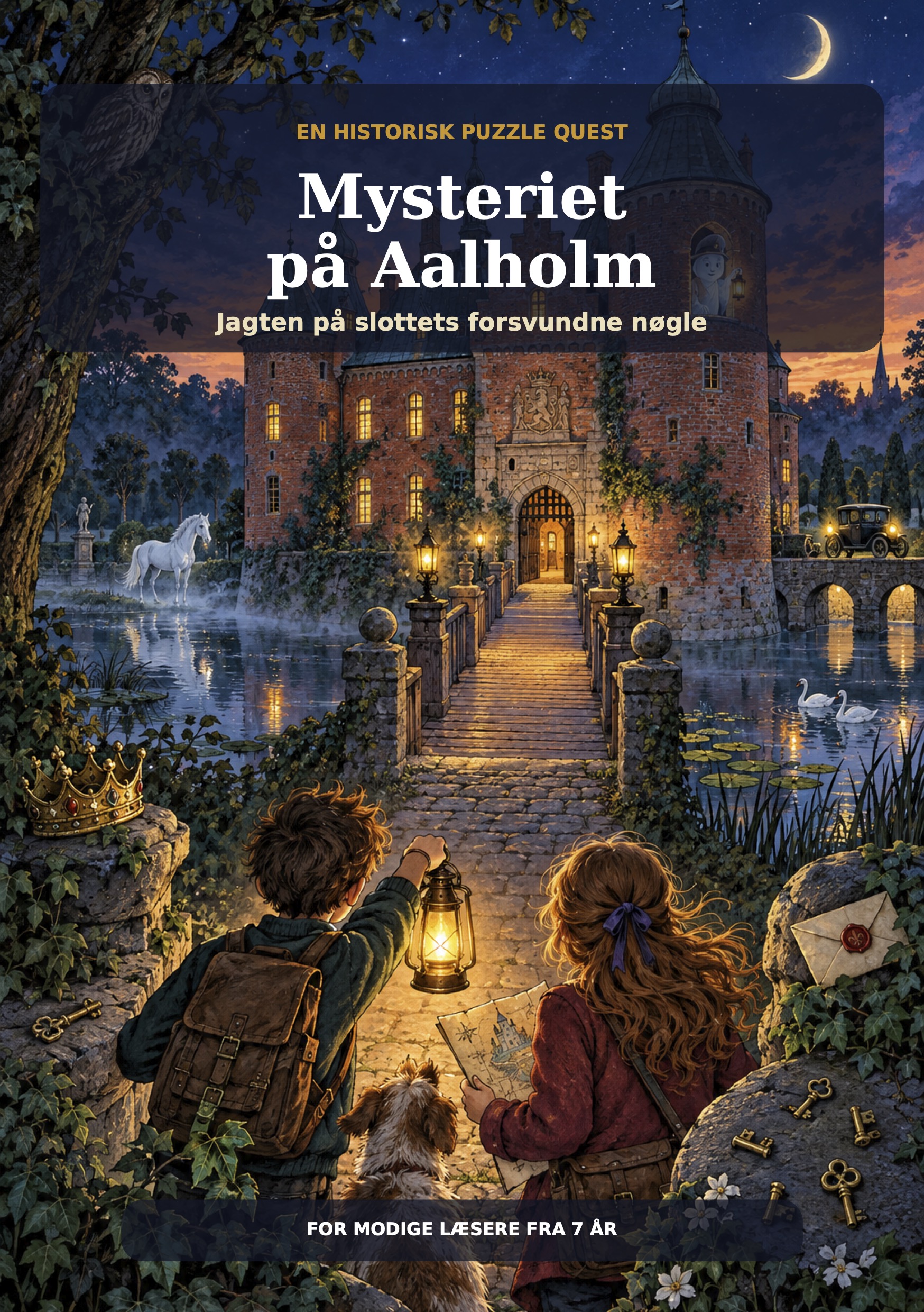 Forsiden til quizbogen Mysteriet på Aalholm